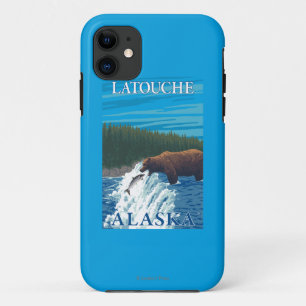 Coque Case-Mate iPhone Pêche d'ours en rivière - Latouche, Alaska
