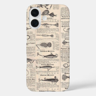 Coques iPhone 16 Pêche leures Publicité Pêcheur Art
