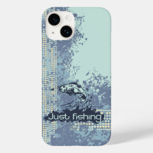 Coques Pour iPhone Pêche marécage bleu marine d'eau verte