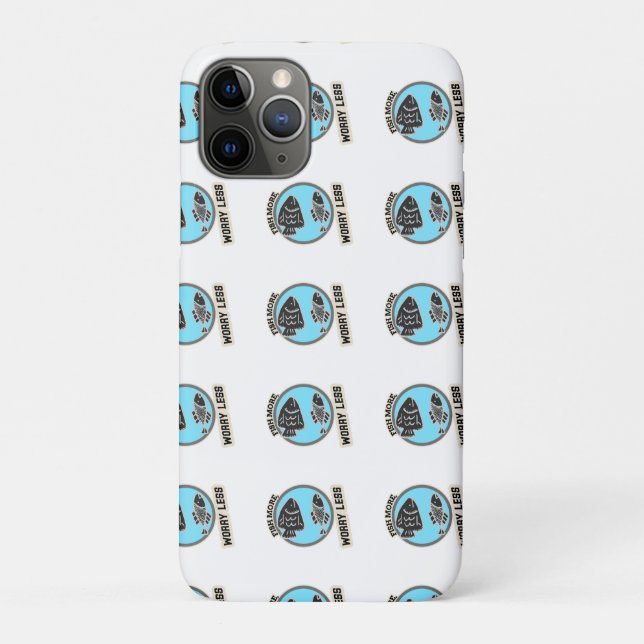 Coques Case-Mate iPhone Pêche Plus Inquiète Moins (Dos)