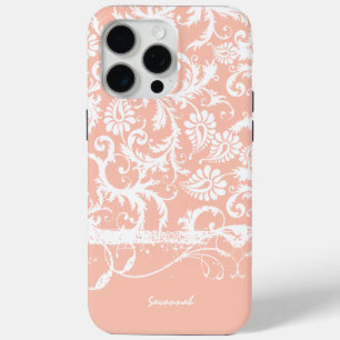 Coque Case-Mate iPhone Pêcher Floral Damask Choisir la couleur