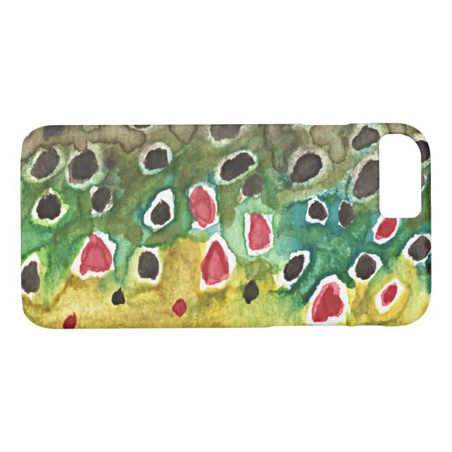 Coques Case-Mate iPhone Pêcheur de truites Brown (Dos (Horizontal))