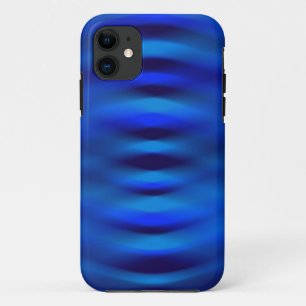 Coque iPhone 11 Peindre l'Arrière - plan bleu