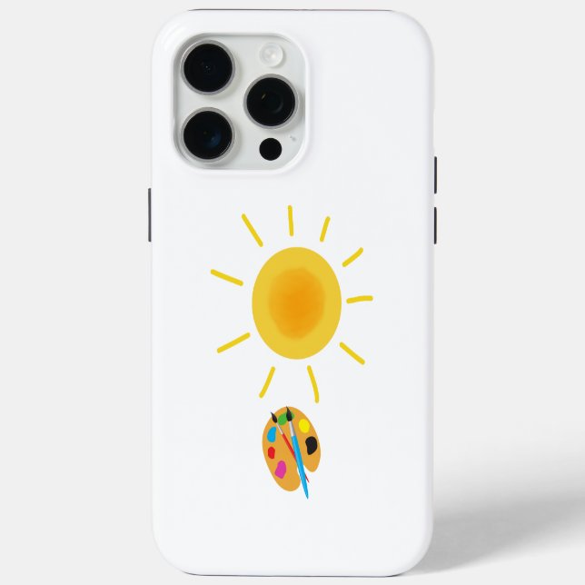 Coques Case-Mate iPhone peindre le soleil (Verso)
