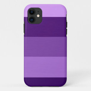 Coque iPhone 11 Peindre violet violet rayures violettes 3