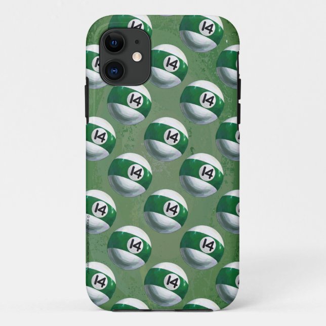 Coques Case-Mate iPhone Peint 14 Ball Motif (Dos)