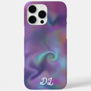 Coque iPhone 16 Pro Max Peinture à huile liquide Abstraite marbrée unique