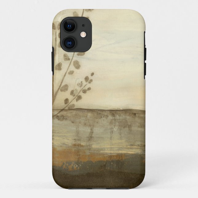Coques Case-Mate iPhone Peinture à l'huile du paysage moderne du coucher d (Dos)