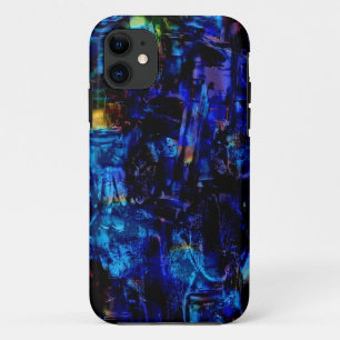 Coque Case-Mate iPhone Peinture abstraite bleue 2