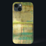 Case-Mate iPhone Case Peinture Abstraite dorée turquoise et verte<br><div class="desc">Un tableau abstrait de Jennifer Goldberger qui utilise des tons dorés turquoise et verte pour créer un sentiment chaleureux et familier. Une belle balade dans les bois au printemps ou en été donnerait quelques-unes de ces mêmes couleurs. Apportez le cadeau de la nature à votre maison en achetant cette pièce!...</div>