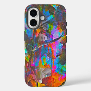 Coque Pour iPhone 16 Peinture Abstraite expressionniste