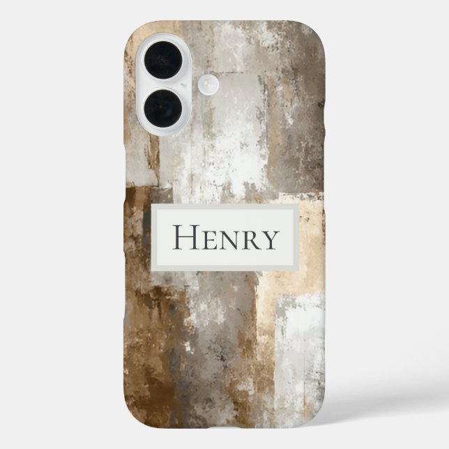 Coques Case-Mate iPhone Peinture Abstraite Neutre (Verso)
