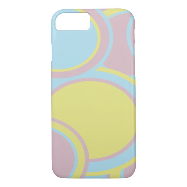 Coques Case-Mate iPhone Peinture Abstraite Pastel moderne (Dos)