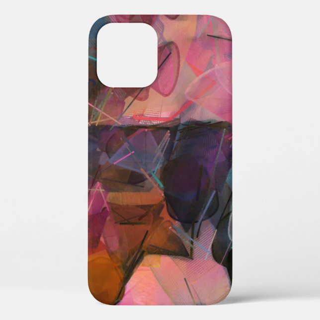 Coques Case-Mate iPhone Peinture abstraite. Peinture à l'huile. Impression (Verso)