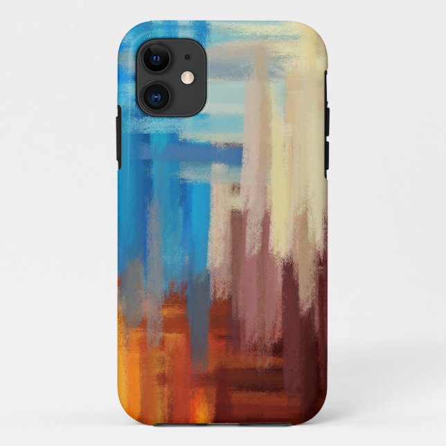 Coques Case-Mate iPhone Peinture Abstraite | Retro Colorful 36 (Dos)