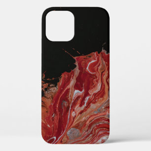 Case-Mate iPhone Case Peinture abstraite rouge et blanche