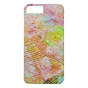 Coque iPhone 7 Plus Peinture Abstraite texturée
