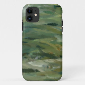 Coques Pour iPhone Peinture Abstraite verte