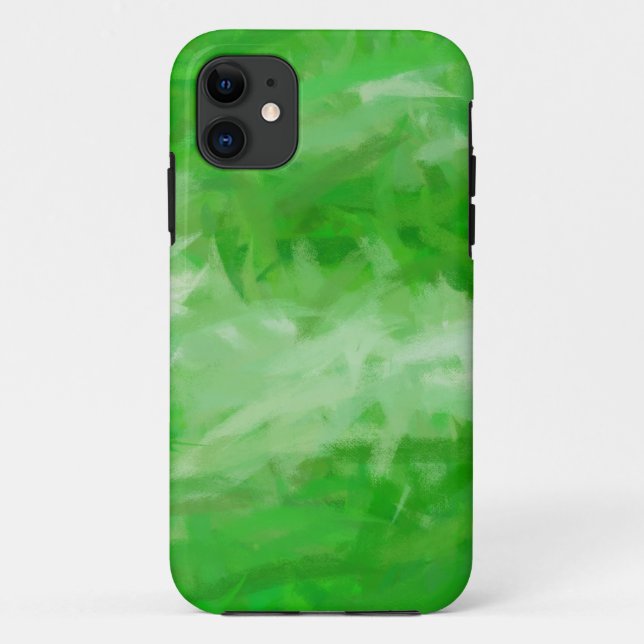 Coques Case-Mate iPhone Peinture Abstraite verte 6 (Dos)