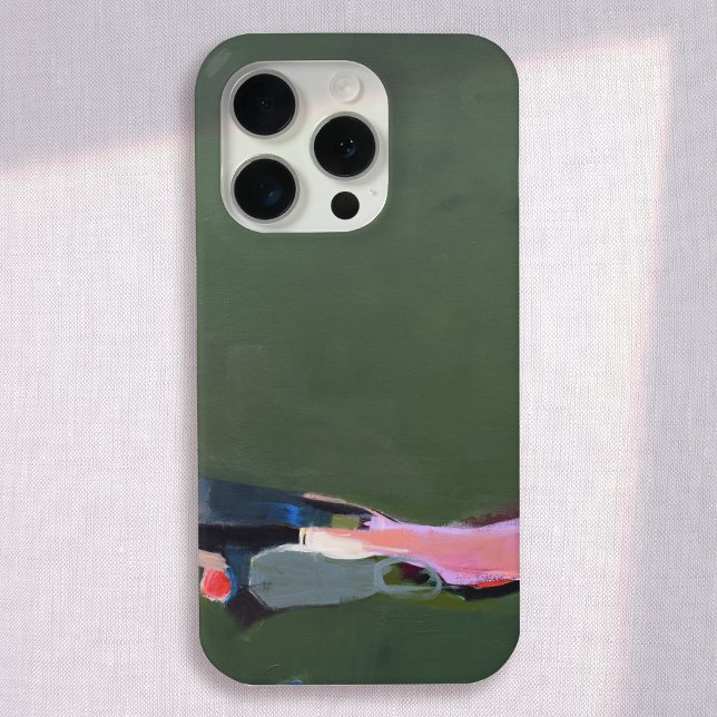 Coques Case-Mate iPhone Peinture Abstraite verte artistique (green abstract painting iphone cover)