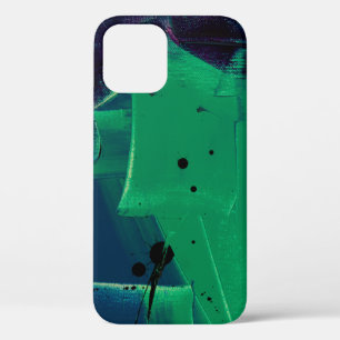 Case-Mate iPhone CASE PEINTURE ABSTRAITE VERTE ET BLEUE