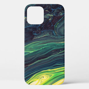 Case-Mate iPhone CASE PEINTURE ABSTRAITE VERTE ET NOIRE
