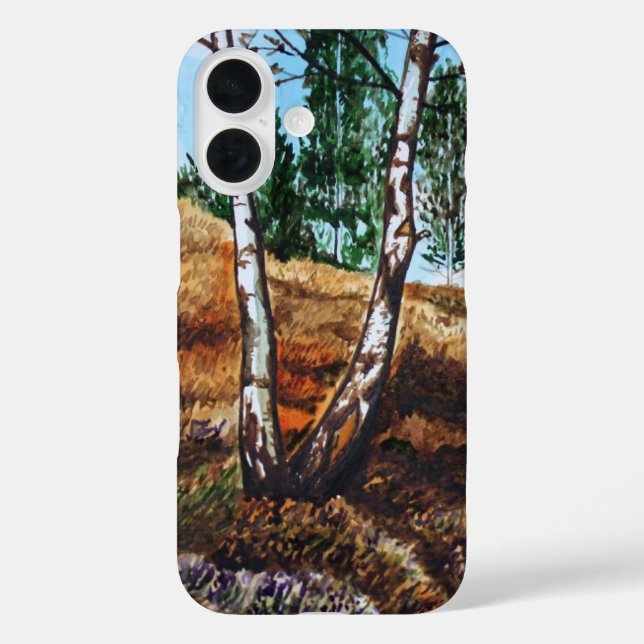 Coques Case-Mate iPhone Peinture aquarelle d'automne (Verso)