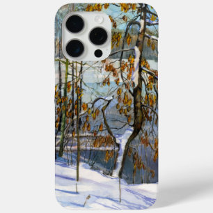 Coque Case-Mate iPhone Peinture aquarelle de neige tombée