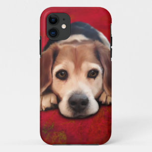 Coques Pour iPhone Peinture beagle Art Chien Art