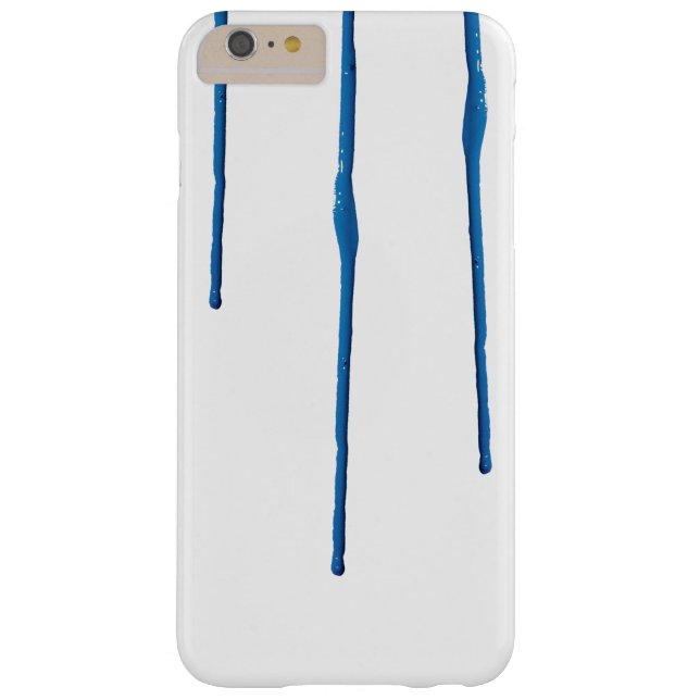 Coques Case-Mate iPhone Peinture bleue à goutte (Dos)