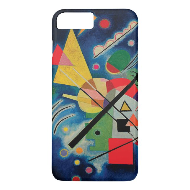 Coques Case-Mate iPhone Peinture bleue par Wassily Kandinsky (Dos)