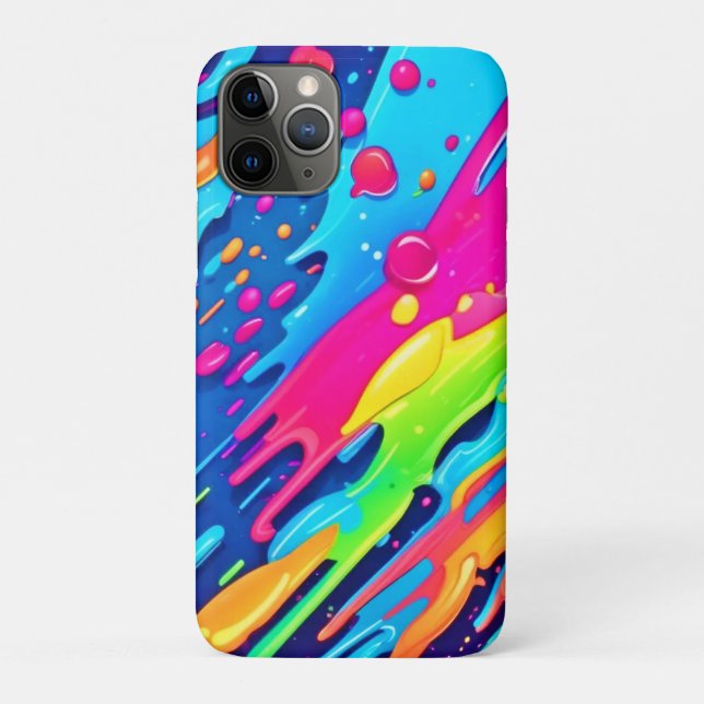 Coques Case-Mate iPhone Peinture colorée (Dos)
