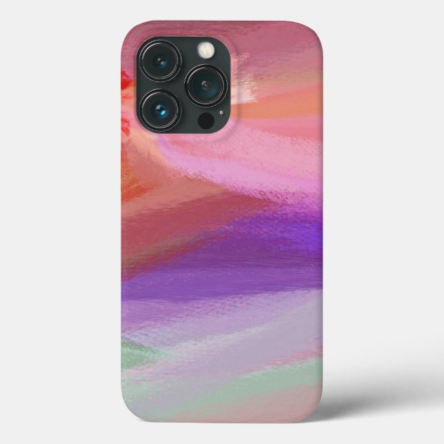 Coques Case-Mate iPhone Peinture colorée Abstraite (Verso)