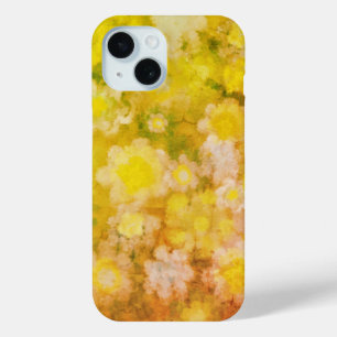 Coque Case-Mate iPhone Peinture d'aquarelle Abstraite de fleurs rétro