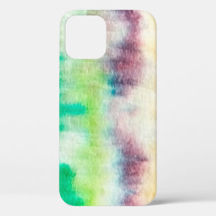 Case-Mate iPhone Case Peinture d'art noir sale. Motif de Shibori. Pincea