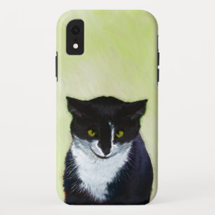 Case-Mate iPhone Case Peinture de chat Tuxedo - Cute Original Cat Art