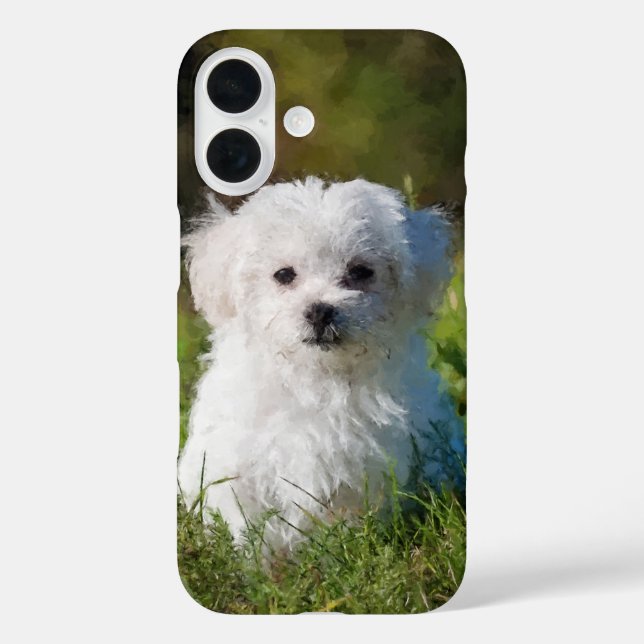 Coques Case-Mate iPhone Peinture de Chien Chien Chien Chien Chien Chien Ma (Verso)