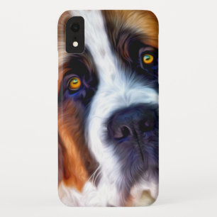 Coques Pour iPhone Peinture de chien de St Bernard