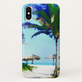 Case-Mate iPhone Case Peinture de couleur d'eau d'une scène tropicale de
