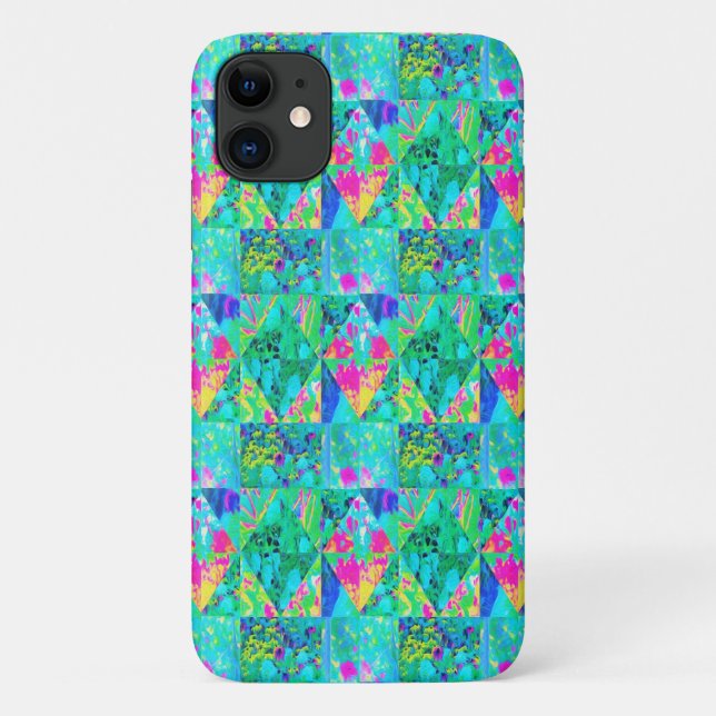 Coques Case-Mate iPhone Peinture de courtepointe de jardin avec Hydrangea  (Dos)