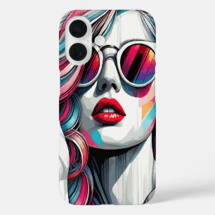 Coque Pour iPhone 16 Peinture de fille élégante Art