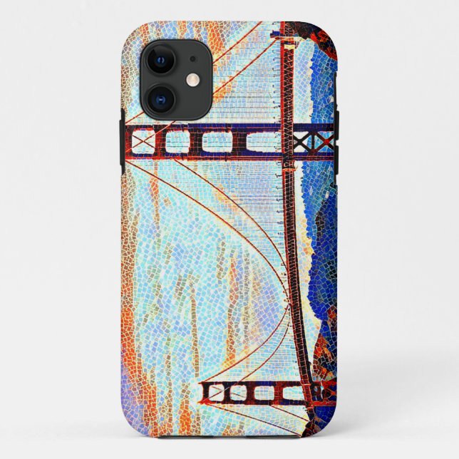 Coques Case-Mate iPhone Peinture de Golden Gate Bridge (Dos)