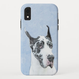 Case-Mate iPhone Case Peinture de Great Dane (Arlequin) - Art original d