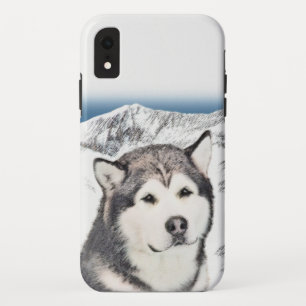 Case-Mate iPhone Case Peinture de malamut en Alaska - jolie art original