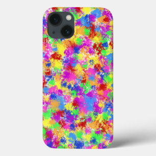 Case-Mate iPhone Case Peinture de peinture arc-en-ciel de couleur vive A