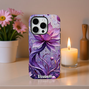 Coque iPhone 16 Pro Peinture de rêve Lotus magique
