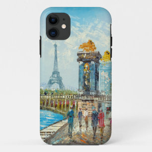 Coque Case-Mate iPhone Peinture de scène de Tour Eiffel de Paris