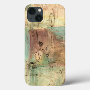 iPhone 13 Case Peinture de ton de la terre avec la surface