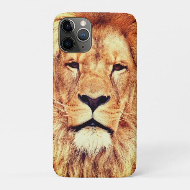 Coques Case-Mate iPhone Peinture de visage de lion - 17335 (Dos)