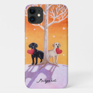 Case-Mate iPhone Case Peinture des labradors d'hiver